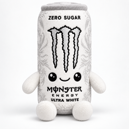 White Kaiju Energy Plush