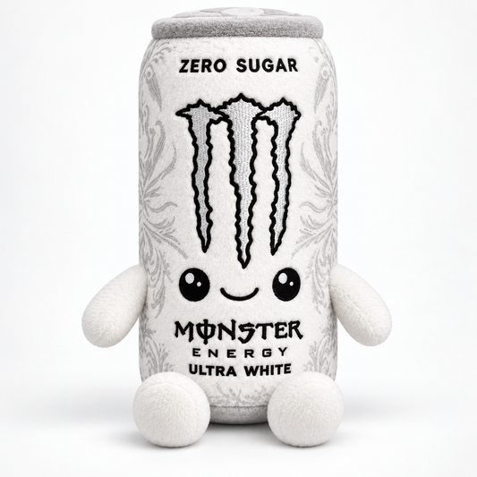 White Kaiju Energy Plush
